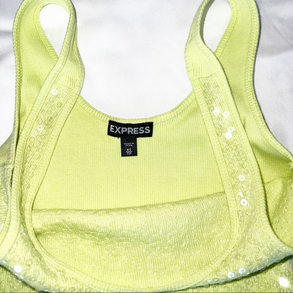 Express Sequin Tank Top - Picture 2 of 3